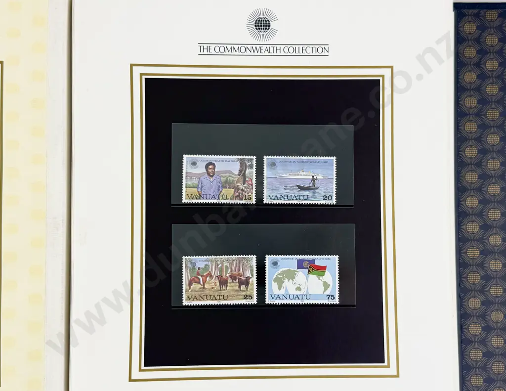 Ltd Edition 1981 Commonwealth Collection Stamp Album Image 1++