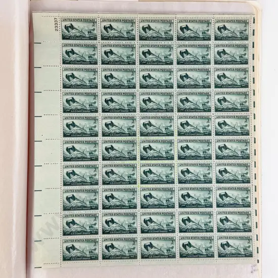 Mint Sheet File Of US Mint Full and Part Sheets