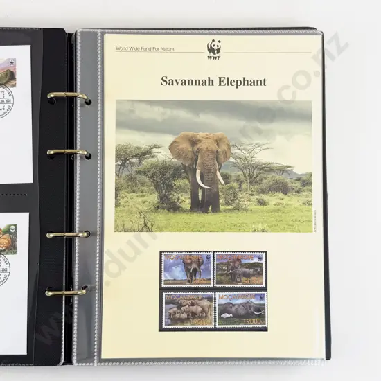 Five WWF World FDC Albums