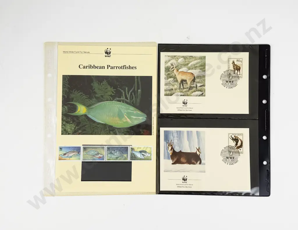 WWF World FDC Loose Album Pages and FDC's Image 1++
