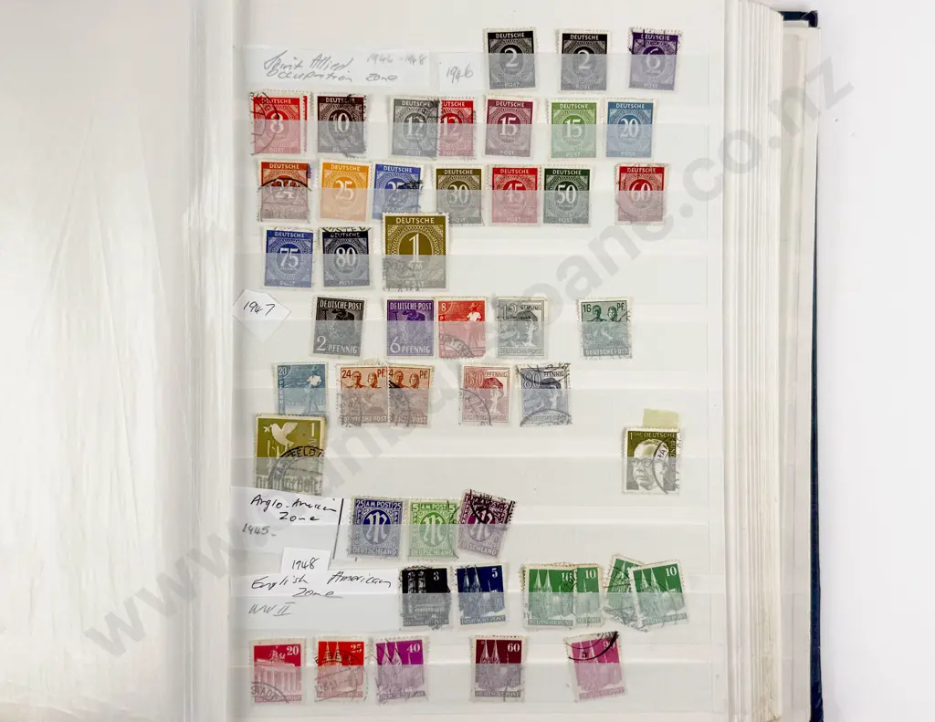 German Stock Book Album of Stamps Image 1++