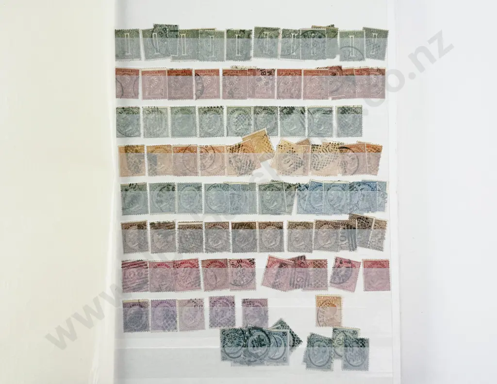 Two Italian Stock Book Stamp Albums Image 1++