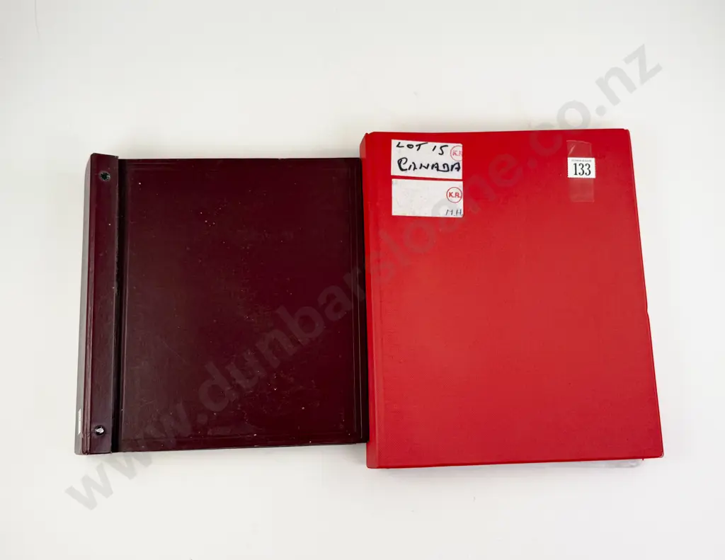 Two Canada Vintage Stamp Albums with Some World Image 1++