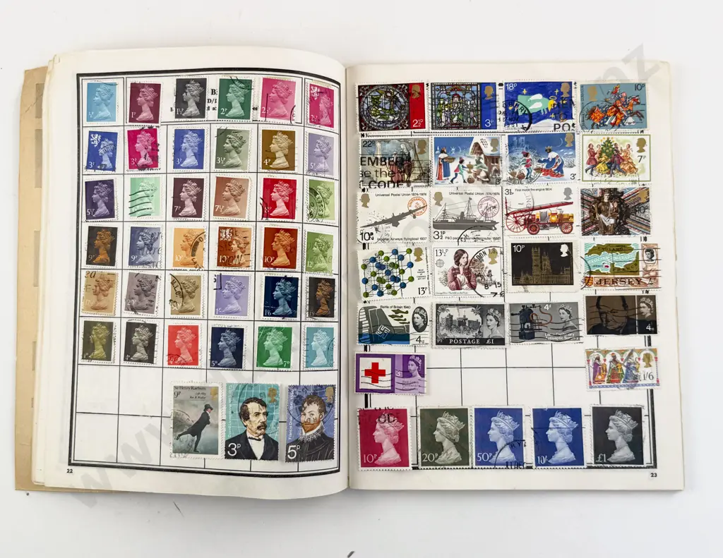 Three Vintage School Boy World Stamp Albums Image 1++