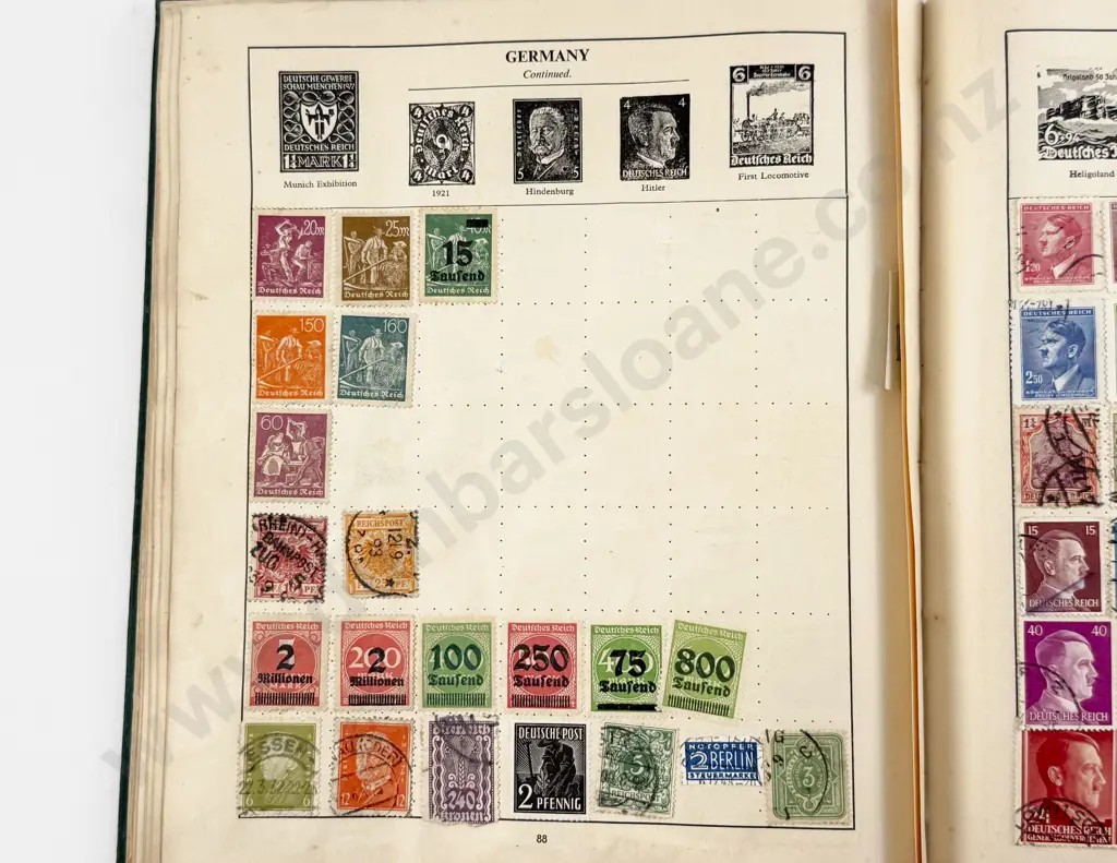 Three World Vintage Stamp Albums Image 1++