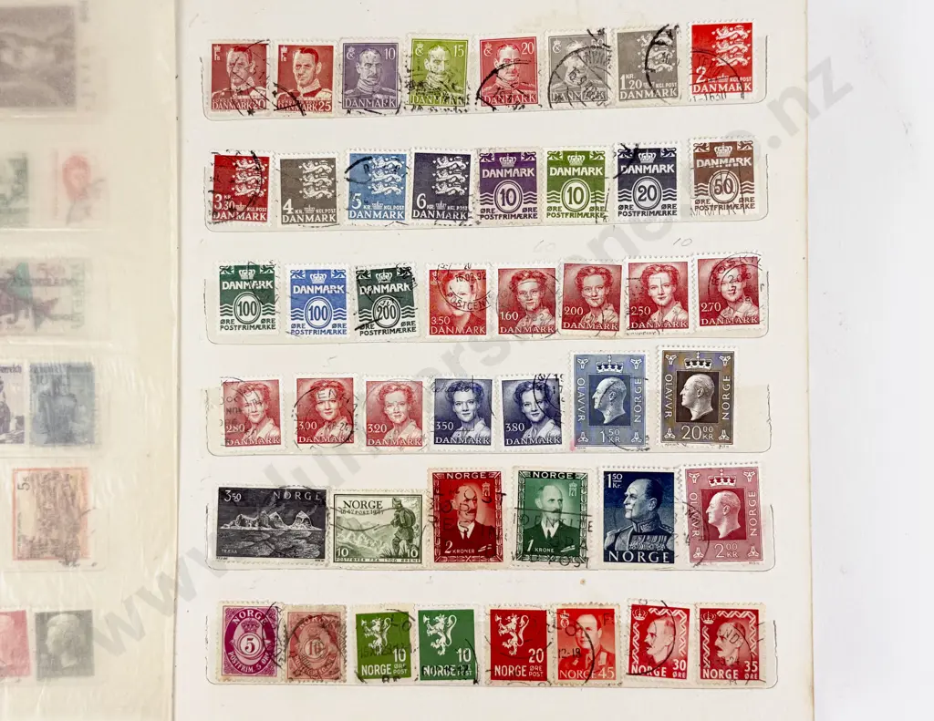 Part United Nations Mint Stamp Album and World Stock Book Album Image 1++