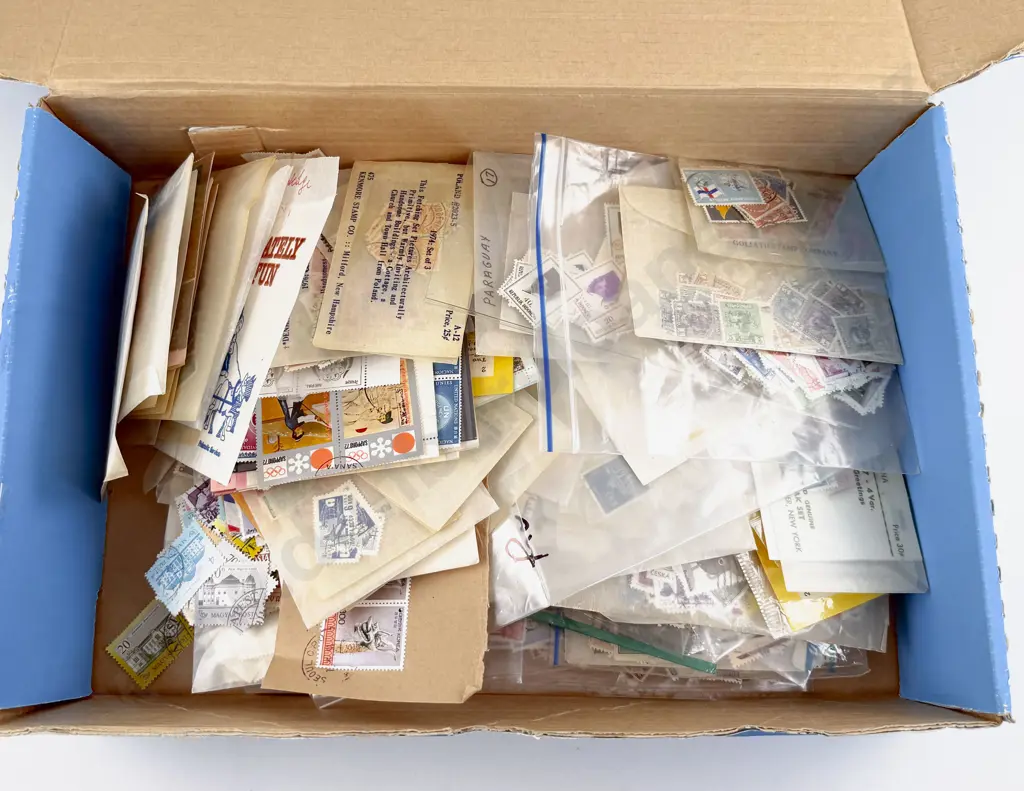 Qty Semi-Assorted World Stamps Image 1++