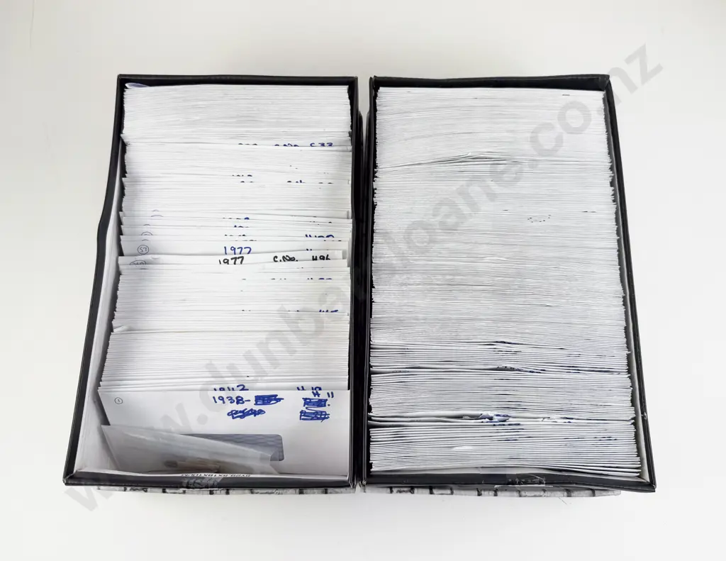 NZ Envelope Sorted Loose Stamps 1938 - 2009 Image 1++
