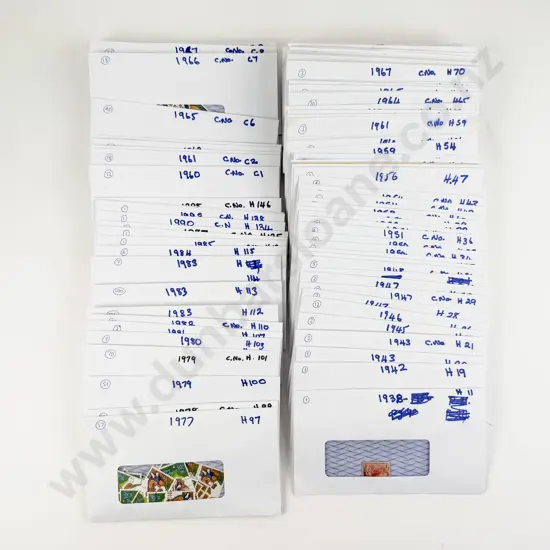 NZ Envelope Sorted Loose Stamps 1938 - 2009