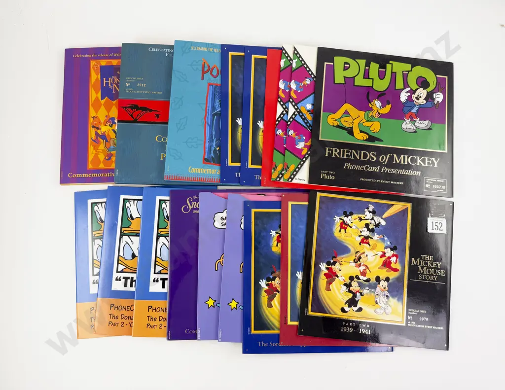 NZ Telecom Disney Limited Edition Phonecard Packs (18) Image 1++