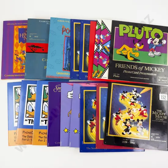 NZ Telecom Disney Limited Edition Phonecard Packs (18)