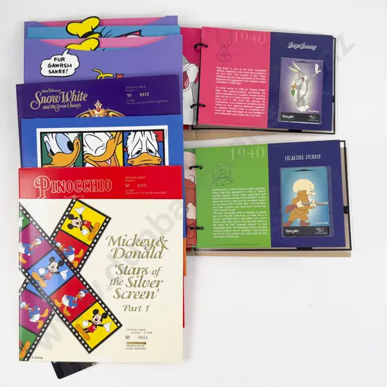 NZ Telecom Disney Limited Edition Phonecard Packs (17) and Two Warner Bros Cartoon Classics