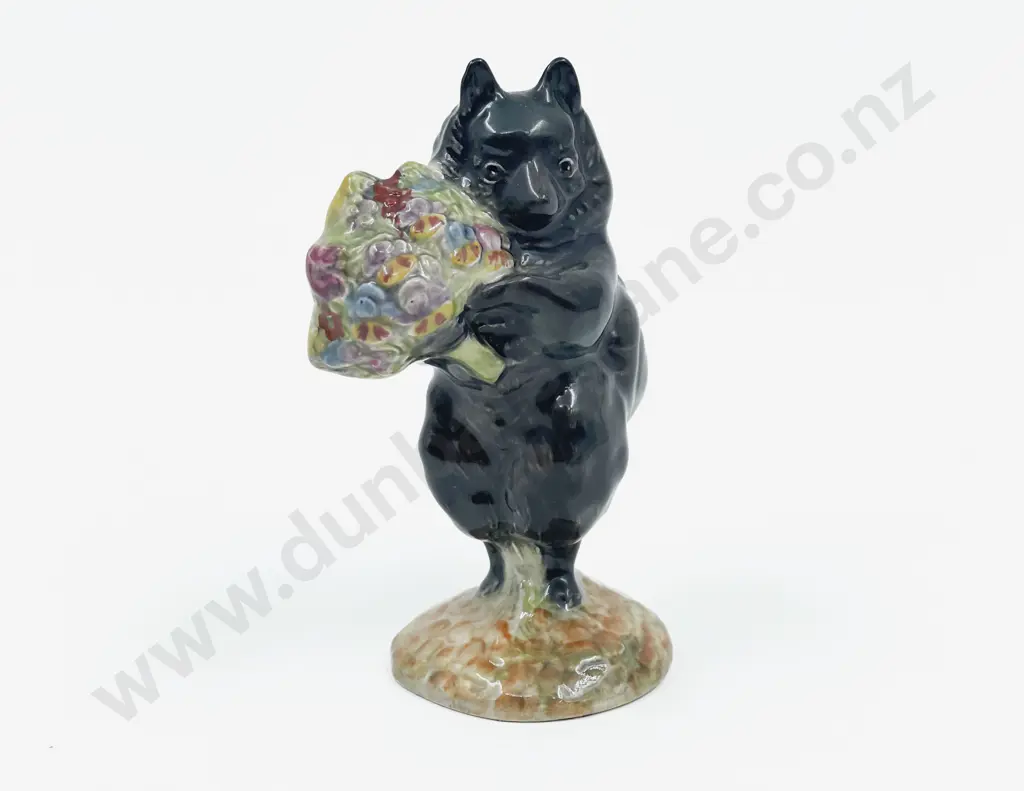 Beswick Beatrix Potter's Duchess with Flowers - Gold Back Stamp C1955 - 1975 Image 1++
