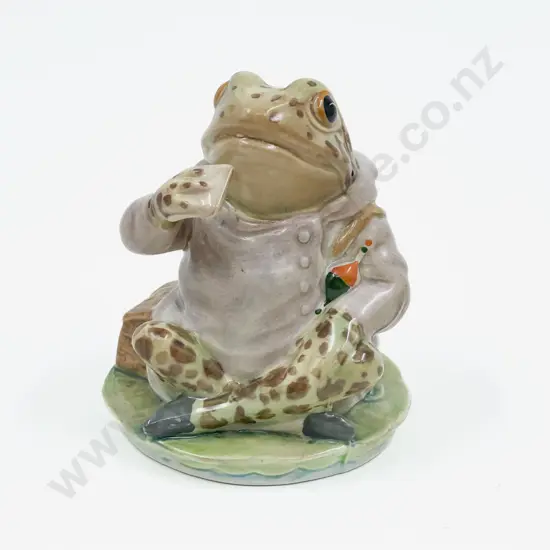 Beswick Beatrix Potter's Mr Jeremy Fisher - Gold Back Stamp C1955 - 1975