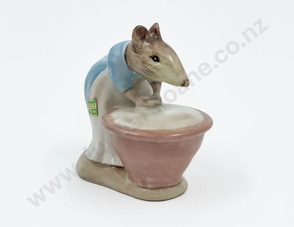 Beswick Beatrix Potter's Anna Marie - Gold Back Stamp C1955 - 1975 with label Image 1++