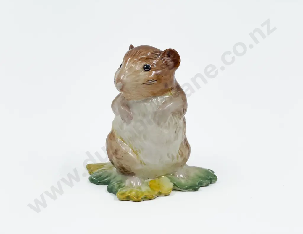 Beswick Beatrix Potter's Timmy Willie from Johnny-Mouse - Gold Back Stamp C1955 - 1975 Image 1++