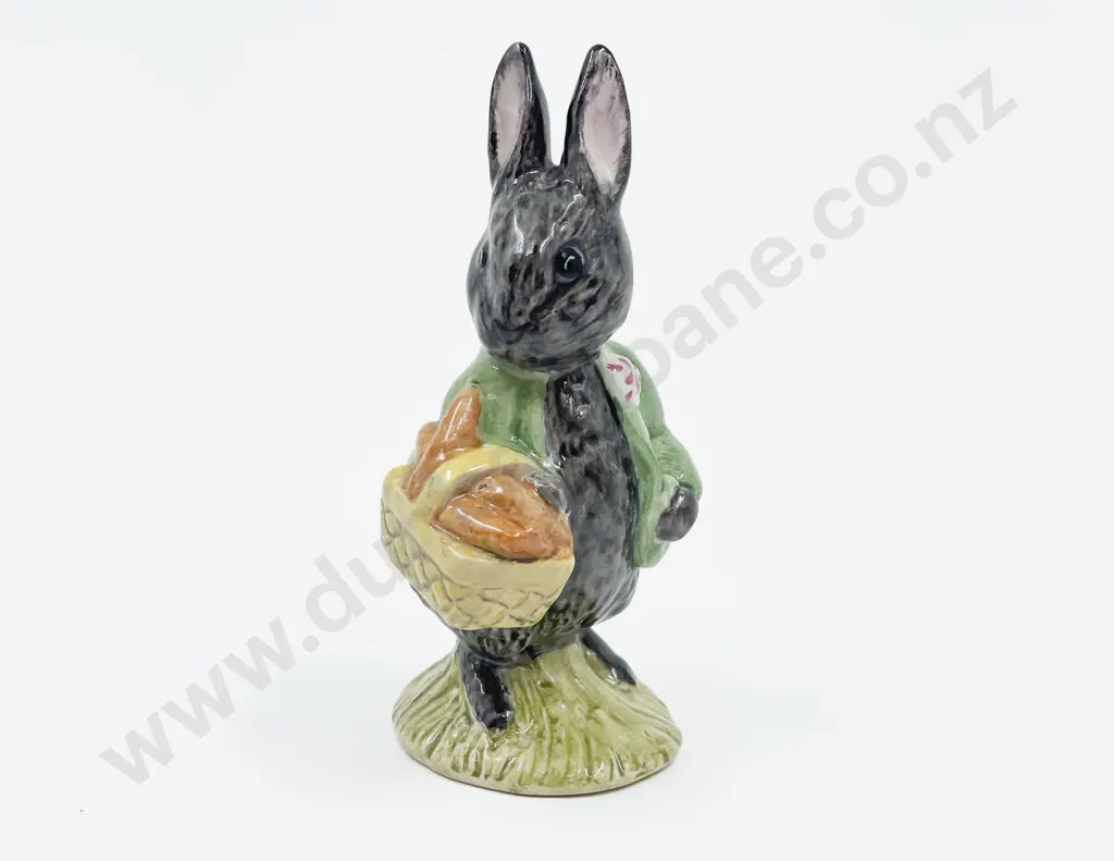 Beswick Beatrix Potter's Little Black Rabbit - Brown Back Stamp C1977 Image 1++