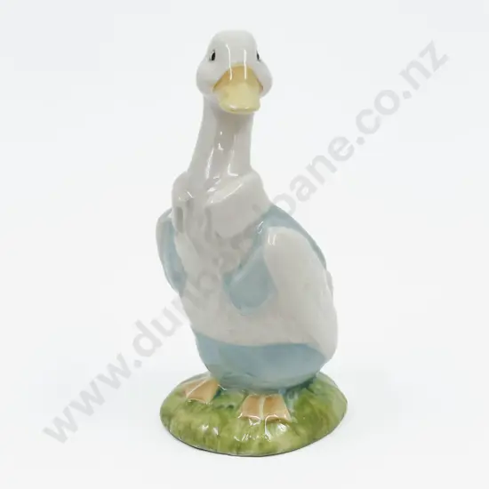 Royal Albert Beatrix Potter Mr Drake Puddle-Duck - Brown Back Stamp C1989