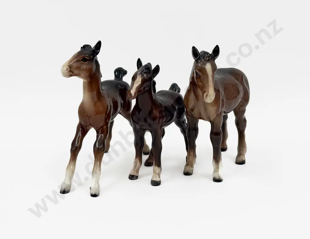 Three Beswick Ceramic Foal Figurines Image 1++