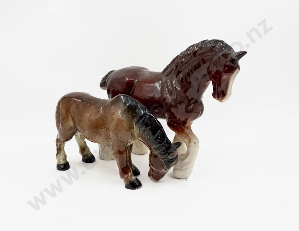 Two Horse Figurines Image 1++