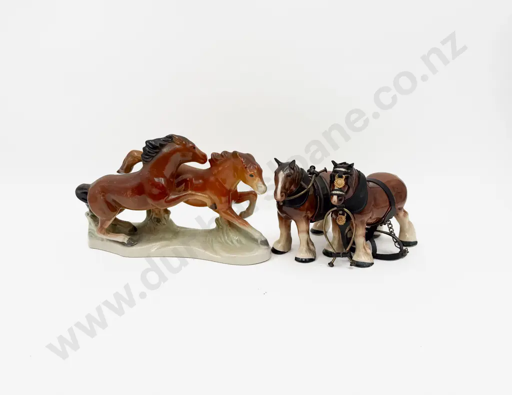 Two Melba Ware Horse Figurines and Other Image 1++