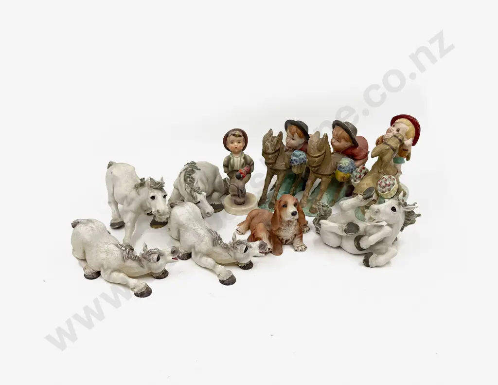 Quantity of Assorted Horse Figurines and Others Image 1++