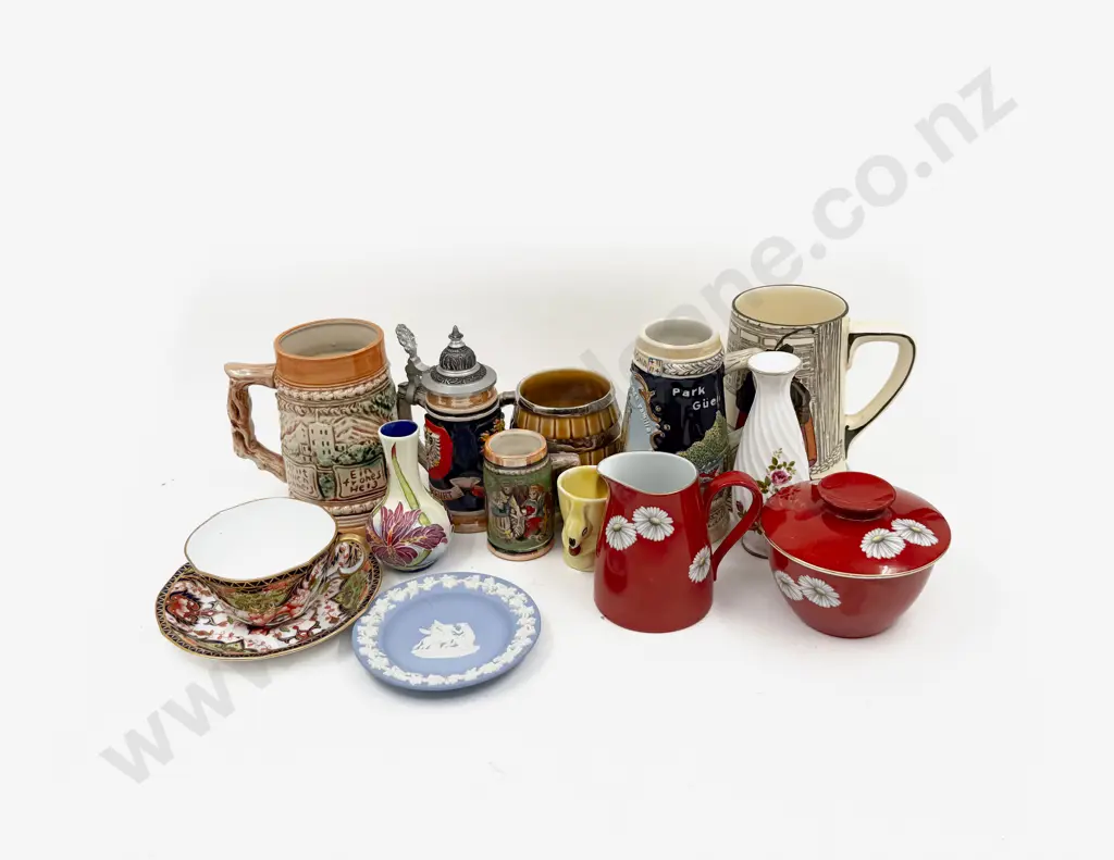 Box Quantity of Ceramics incl Royal Doulton Stein Image 1++