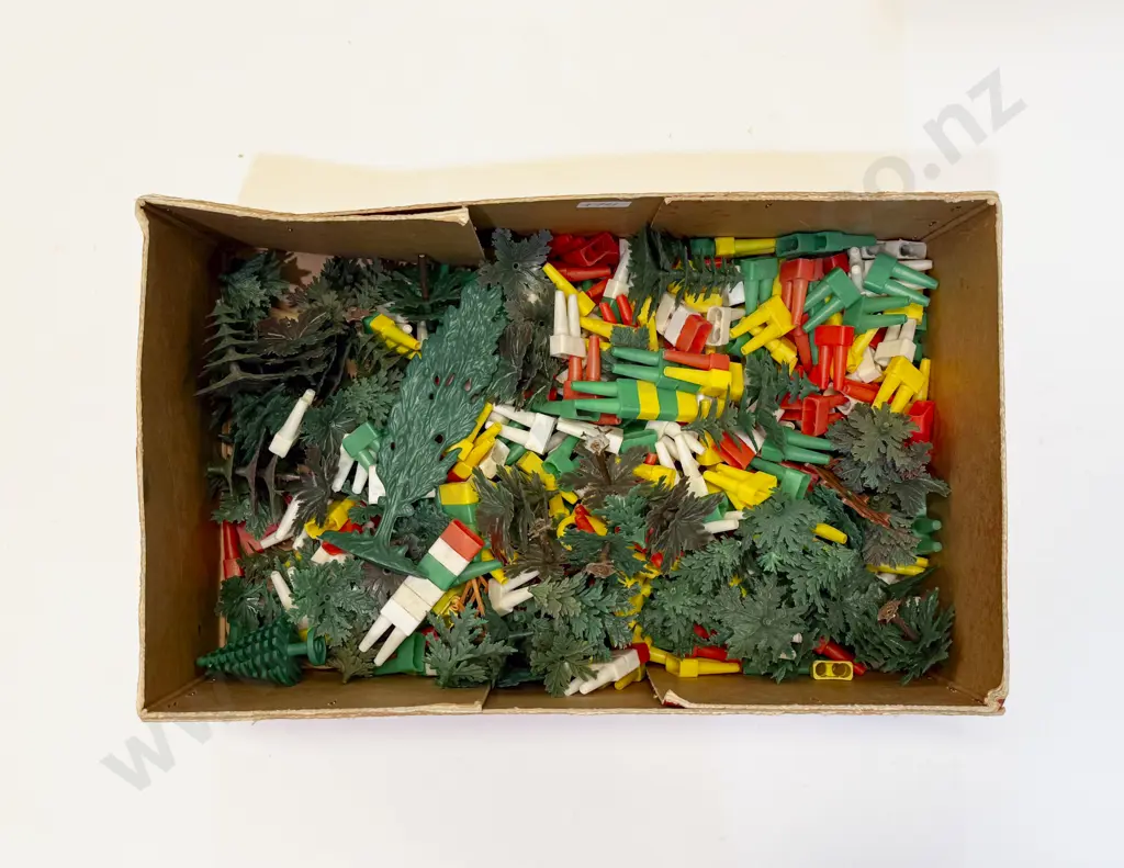 Box of Vintage Construction Toys Image 1++