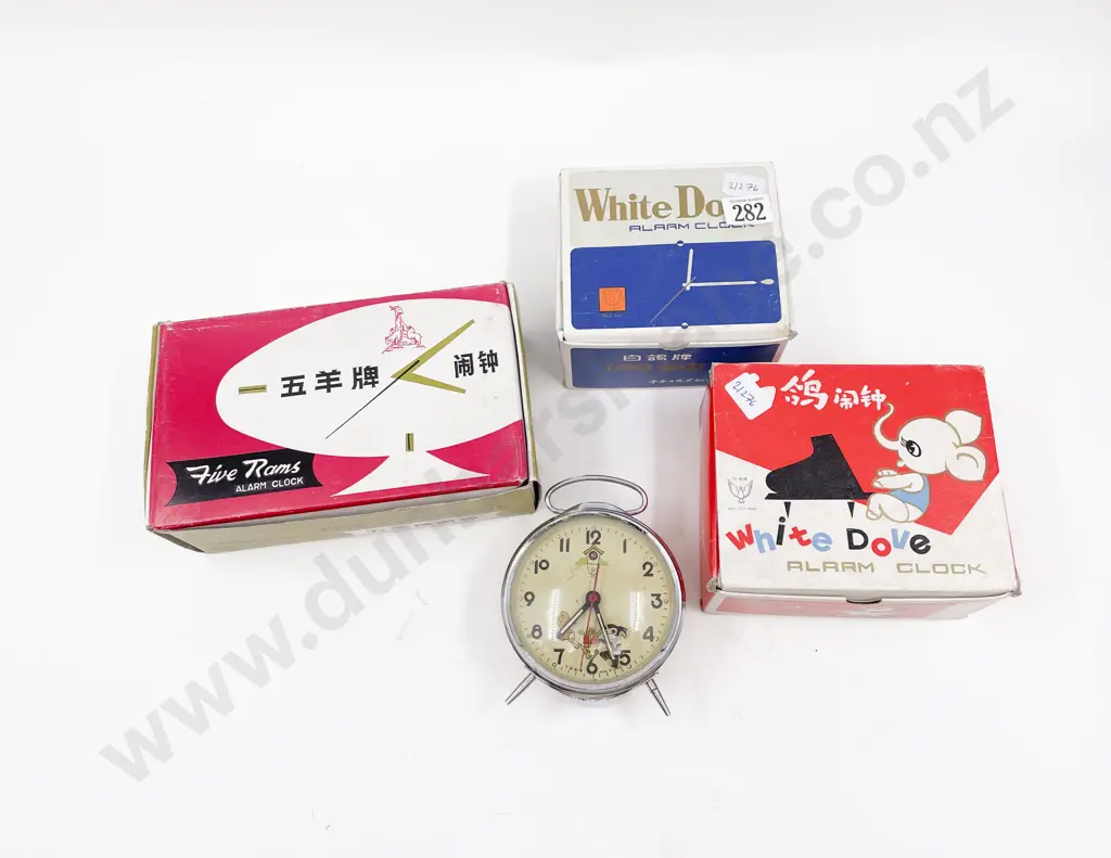 Three Retro Alarmclocks Image 1++