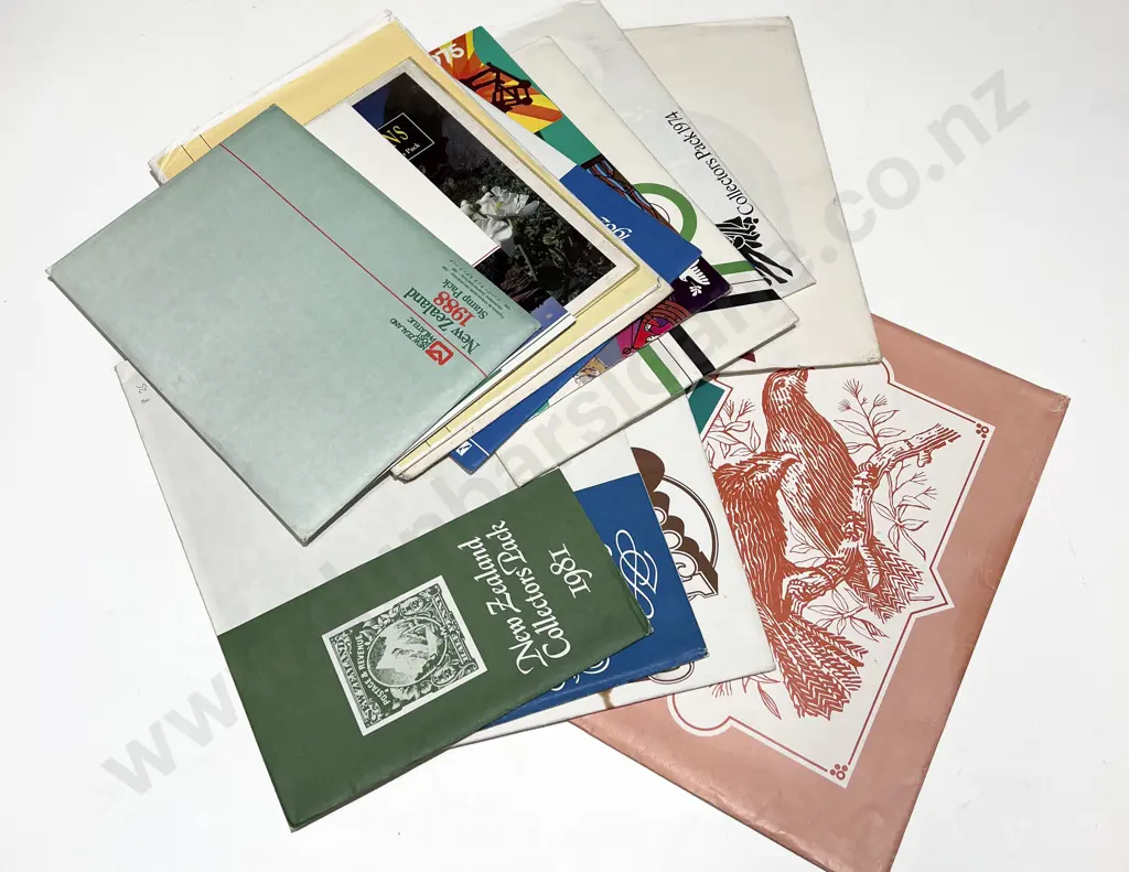 NZ 1970's 1980's Stamp Packs (13) Image 1++
