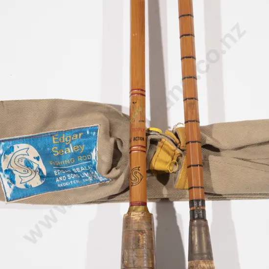 Vintage Edgar Sealey "Octofly" 3 Piece Split Cane Fly Rod