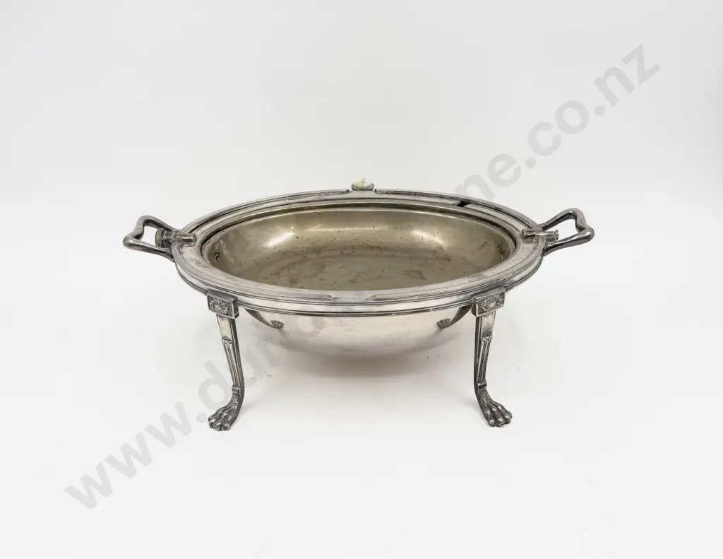 S/Plate Footed Rolltop Tureen Image 1++