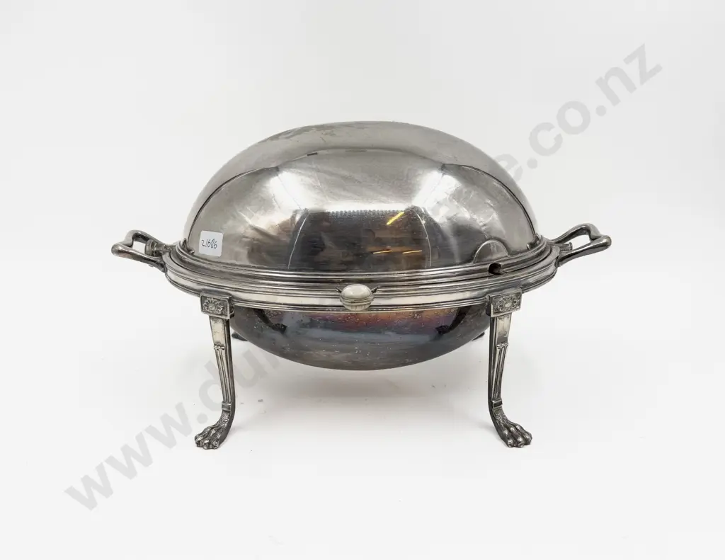 S/Plate Footed Rolltop Tureen Image 1++