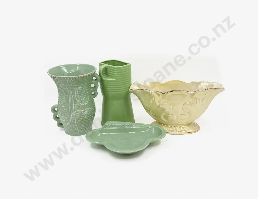 Four Pieces English Pottery Image 1++