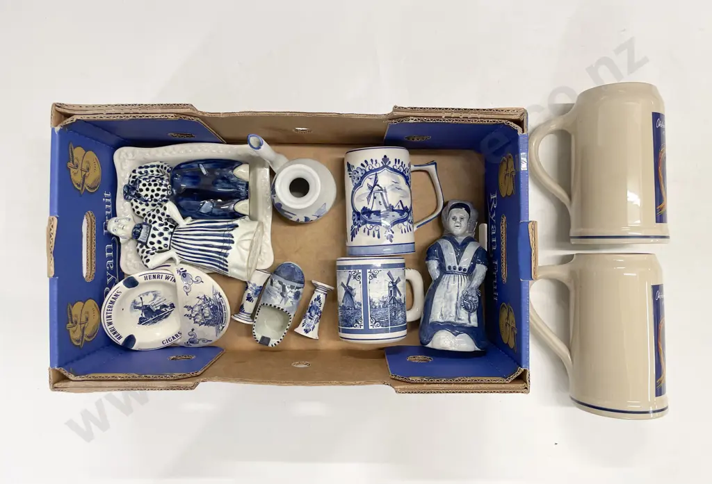 Boxed Quantity of Assorted Pottery Image 1++