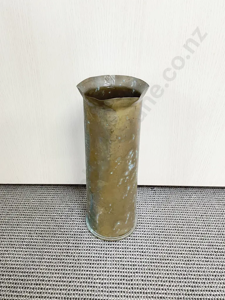 World War Two Brass Shell Casing Image 1++