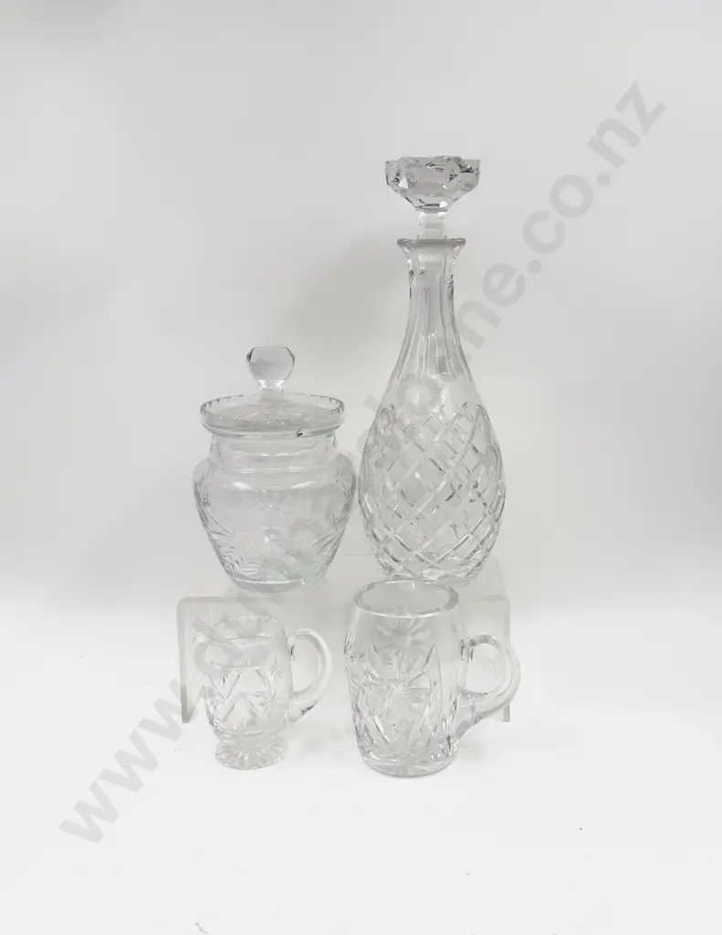 Four Pieces Faceted Crystal Image 1++