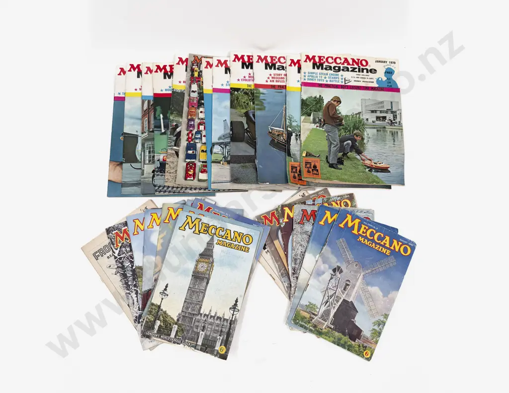 Quantity of Meccano Magazines Image 1++