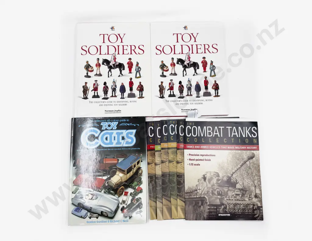 Quantity of Model Tank Booklets & Three Assorted Toy Booklets Image 1++