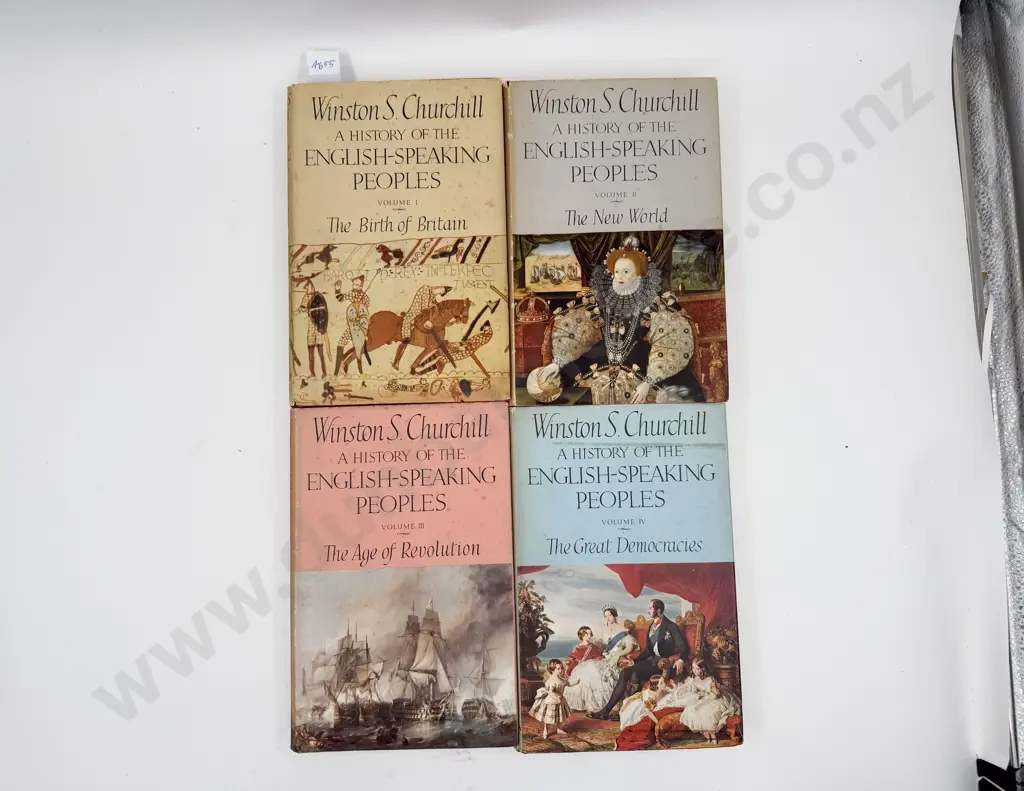 Winston Churchill - A History of the English-Speaking Peoples Vol 1-4 Image 1++