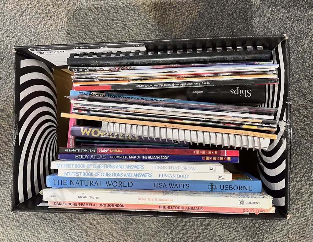 Boxed Quantity of History Books & Others Image 1++