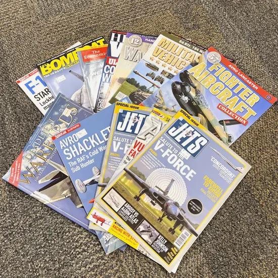 Boxed Quantity of Military Toy Magazines