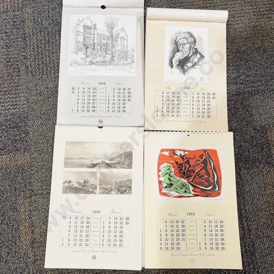Four Spiral Bound NZ Art Reproduction Booklets