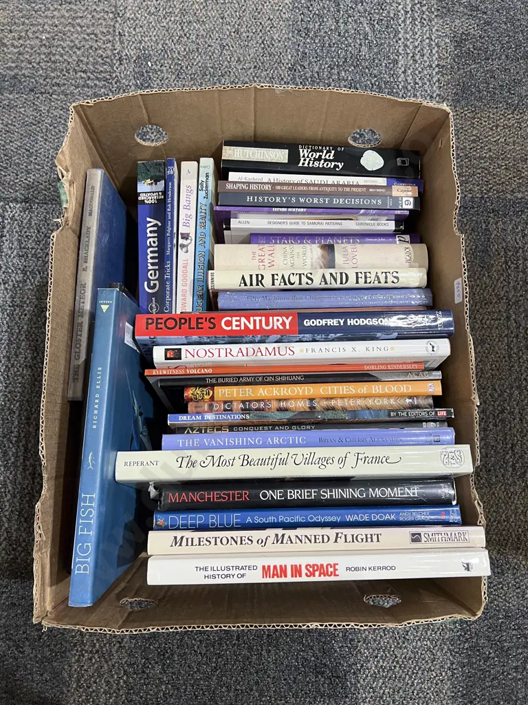 Boxed Quantity of Assorted History Reference Volumes Image 1++