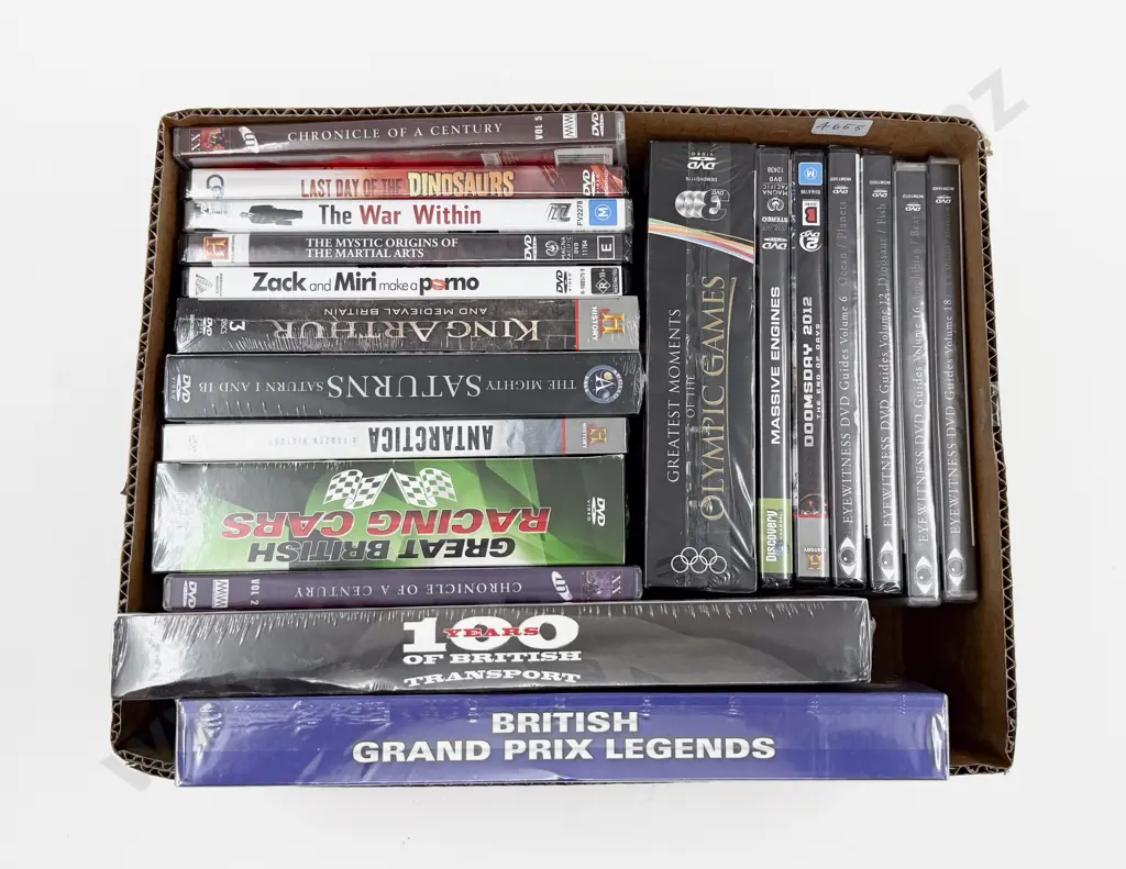 Boxed Quantity of DVDs Image 1++