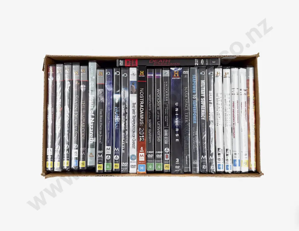 Boxed Quantity of DVDs Image 1++