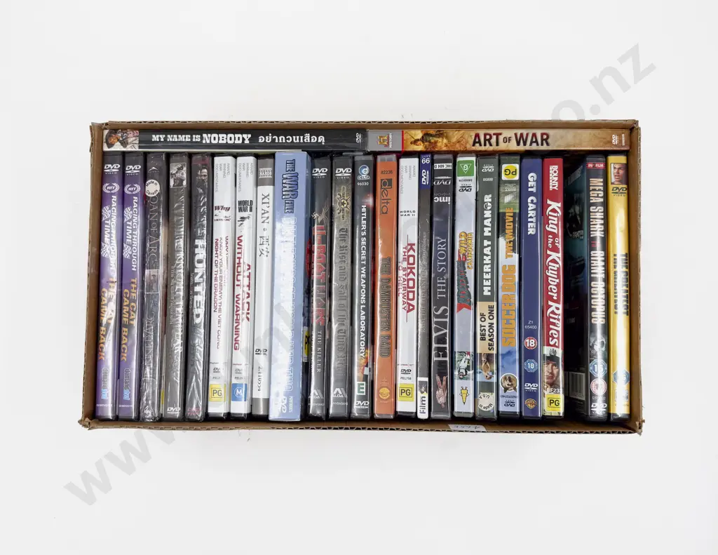 Boxed Quantity of DVDs Image 1++