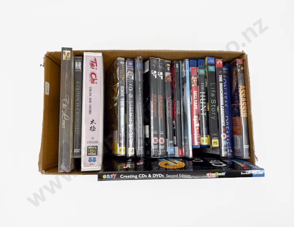 Boxed Quantity of DVDs Image 1++