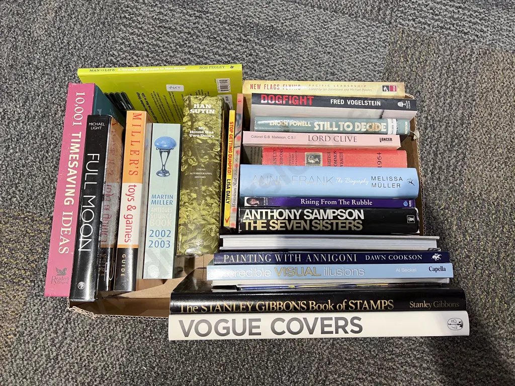 Boxed Quantity of Assorted Books Image 1++
