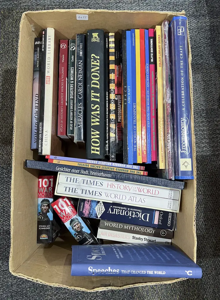Boxed Quantity of Assorted Books Image 1++